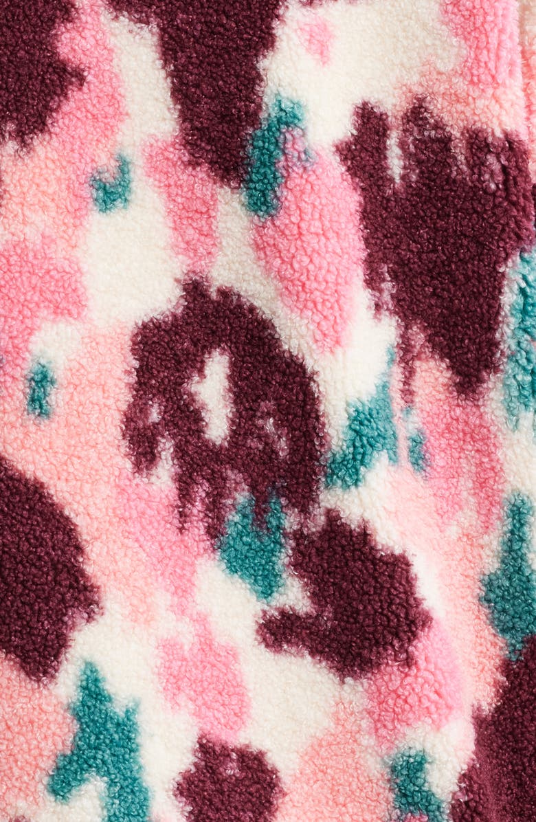 UGG<sup>®</sup> Marlene Splatter Print Fleece Jacket, Alternate, color, Abstract Multi