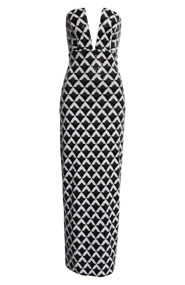 Ramy Brook Ramona Strapless Sequin Gown, Alternate, color,