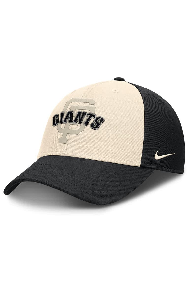 Nike Men's Nike Black/Natural San Francisco Giants Statement Club Performance Adjustable Hat, Alternate, color, Black