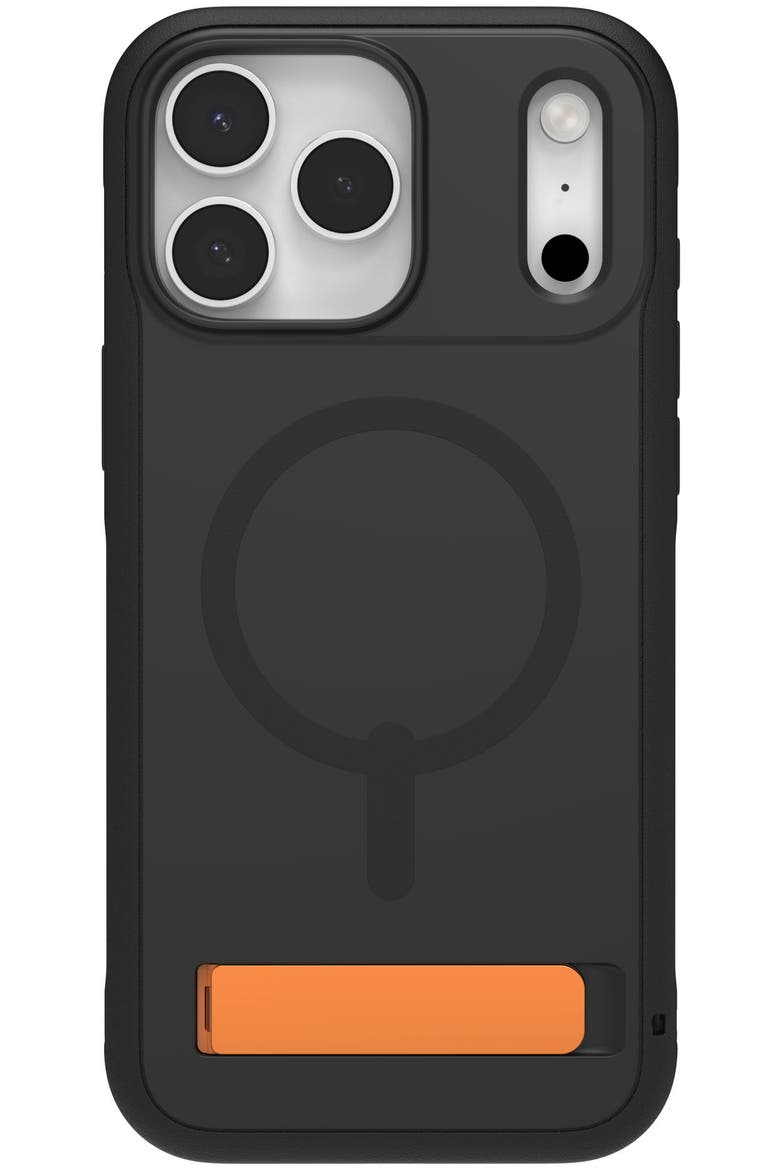 Sedona Snap MagSafe Case with Kickstand, Alternate, color, BLACK
