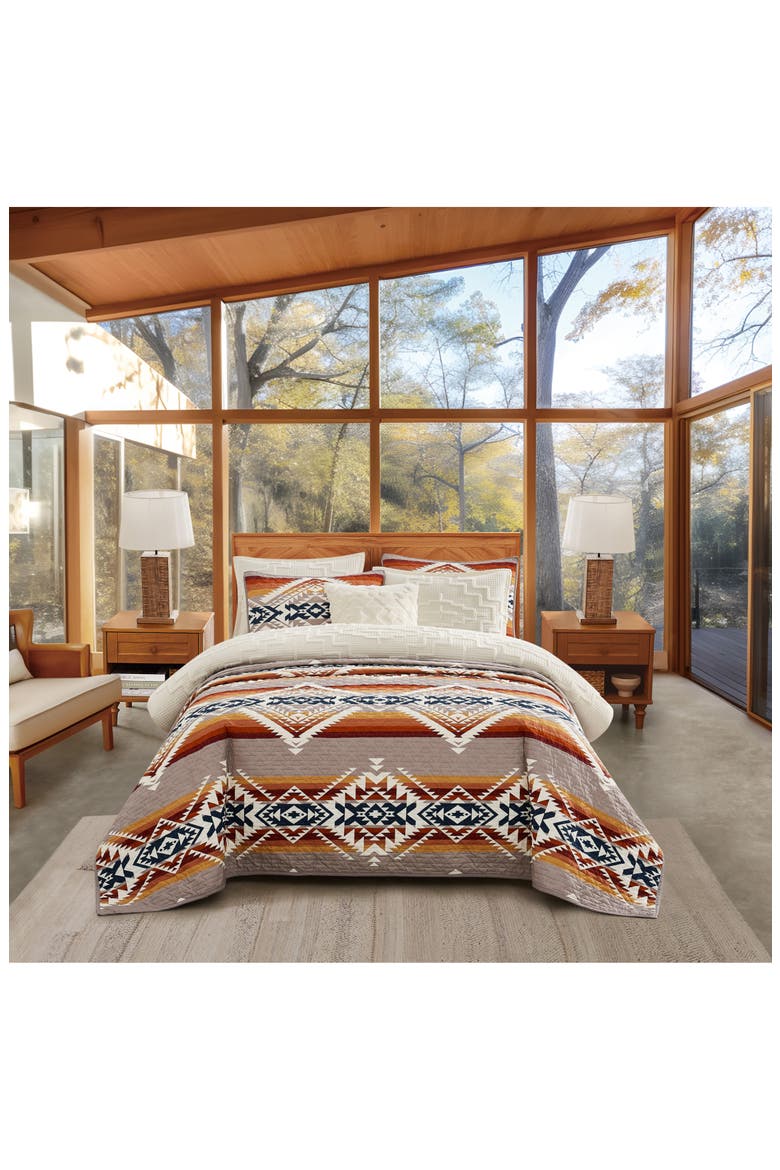 Bridge Creek Coverlet, Alternate, color, TAN