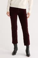 DL1961 Mara Mid Rise Ankle Straight Leg Velvet Jeans