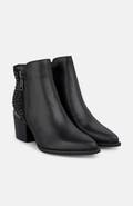 Alma en Pena Heeled Bootie  Rhinestone Studs