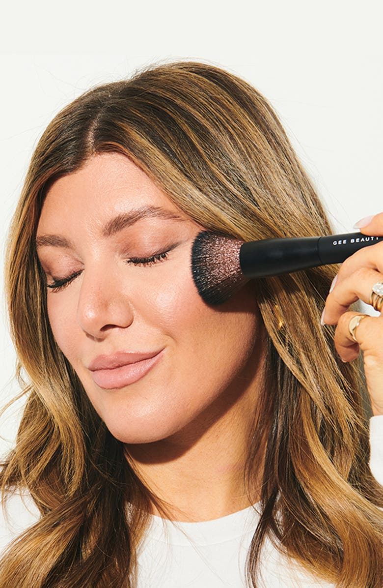 GEE BEAUTY Base Makeup Brush, Alternate, color, Black