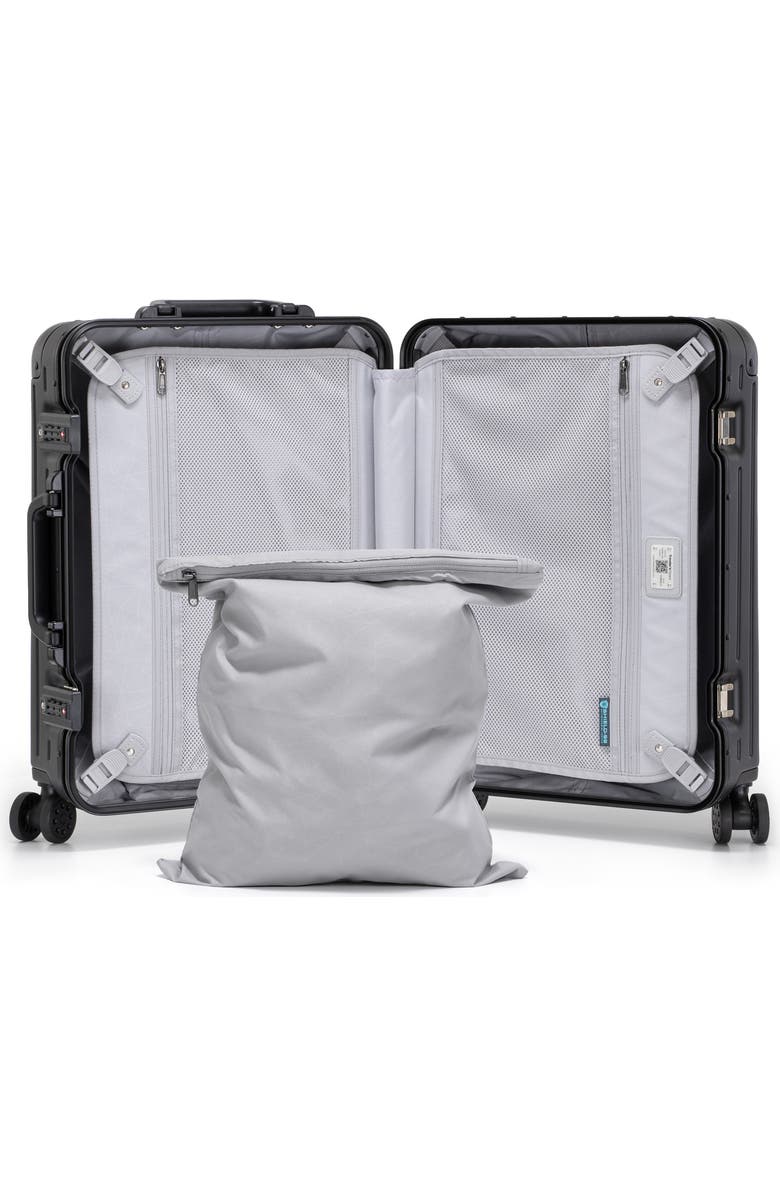 TRAVELERS CHOICE Montro Carry-On Spinner Luggage, Alternate, color, Black