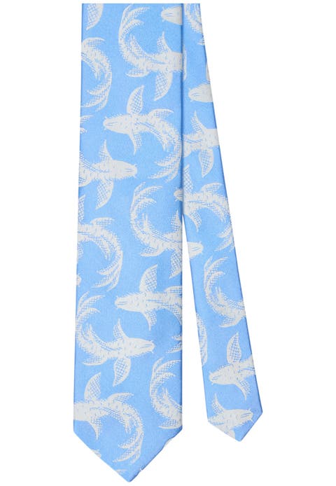 Robert Koi Fish Jacquard Best of Class Necktie