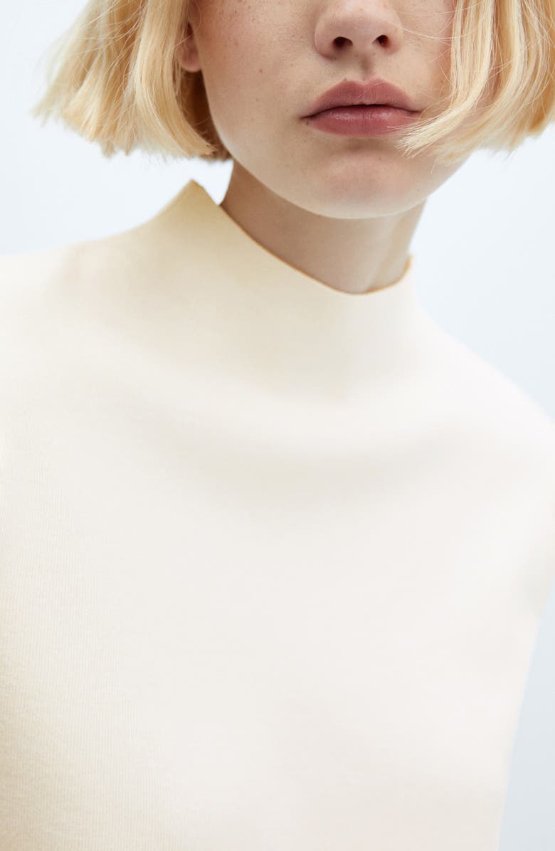 MANGO Mock Neck Sweater, Alternate, color,