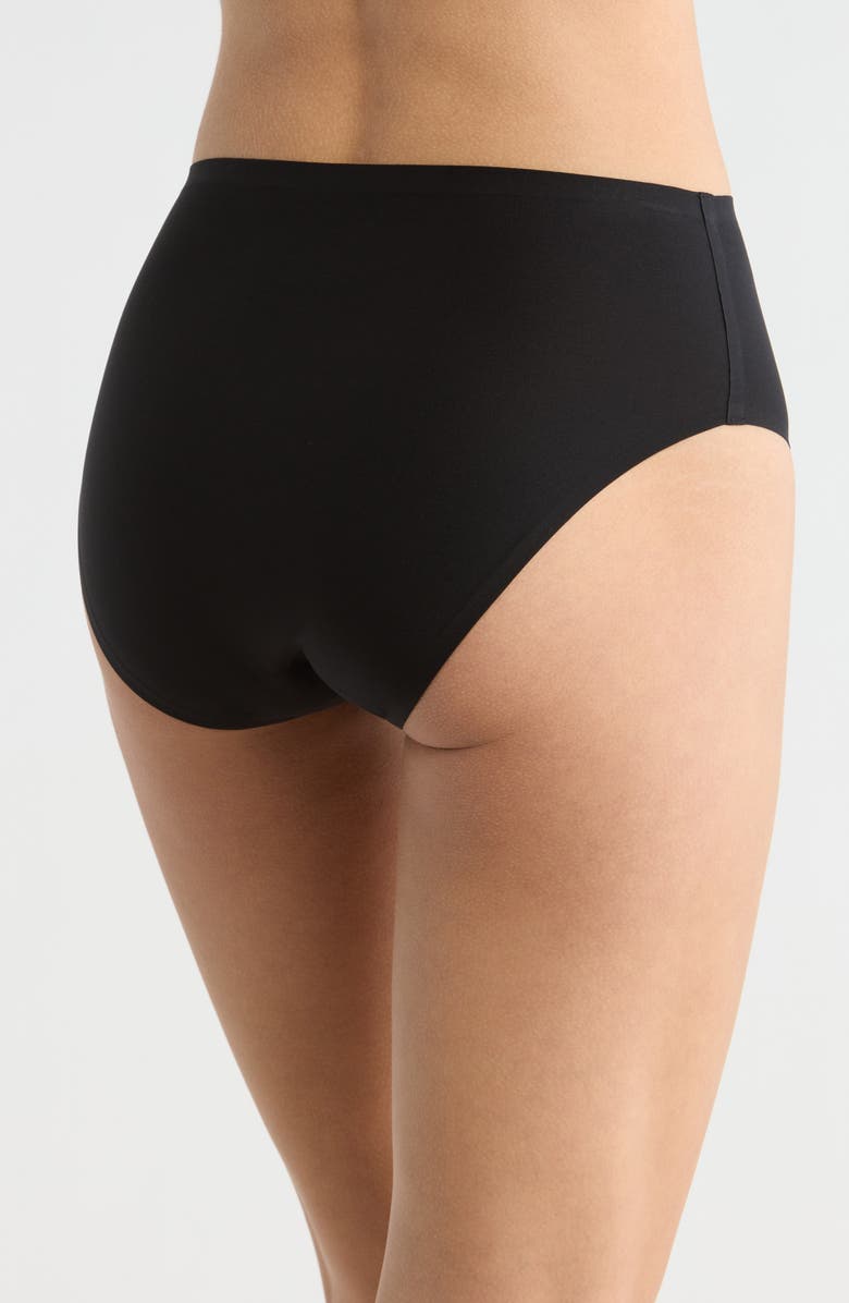 Chantelle Lingerie Soft Stretch 3-Pack High Cut Briefs, Alternate, color, Black