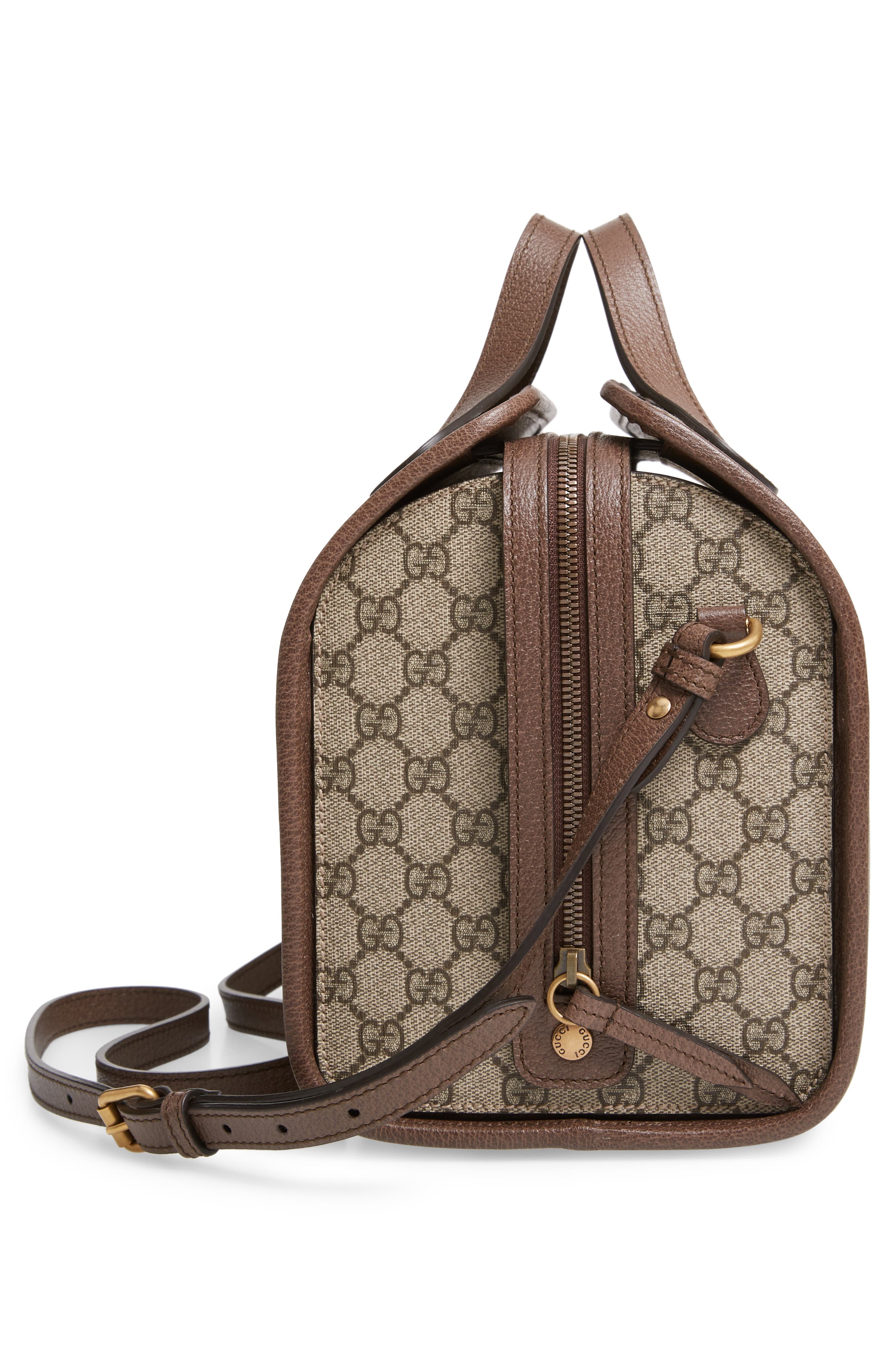 Gucci Small Leather Duffle Bag, Alternate, color, 