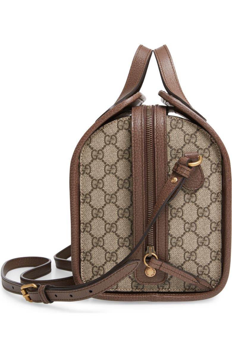 Gucci Small Leather Duffle Bag, Alternate, color,