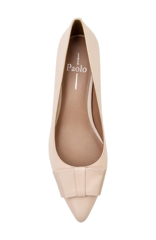 Linea Paolo Pointed Toe Pump In Pale Pink