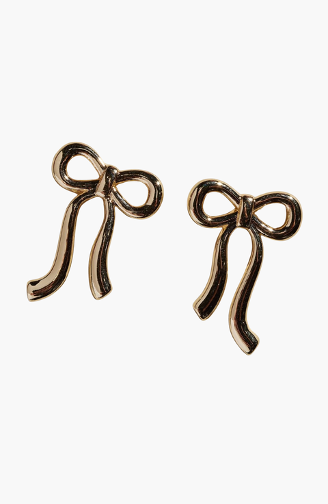 Vintage Bow Stud Earrings