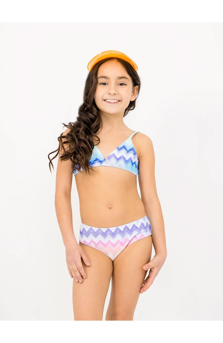 Limeapple Printed Bikini Swimsuit, Main, color, 