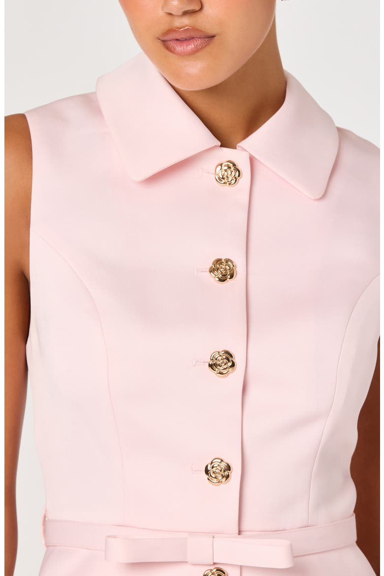 Jamia Sleeveless Minidress, Alternate, color, PINK