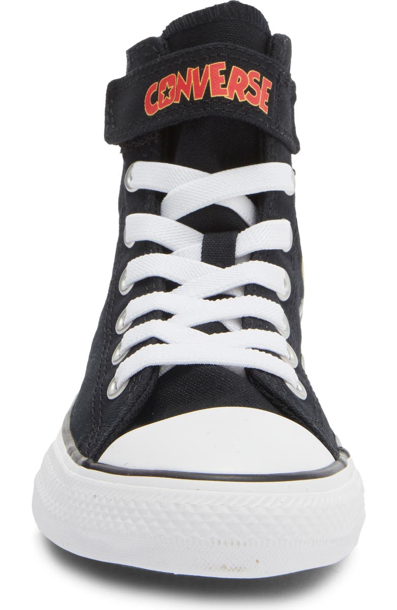 Converse x Tom and Jerry Kids' Chuck Taylor All Star 1V High Top Sneaker, Alternate, color, Black/ Multi/ White