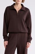 Z by Zella Whisper Knit Half Zip Sweatshirt