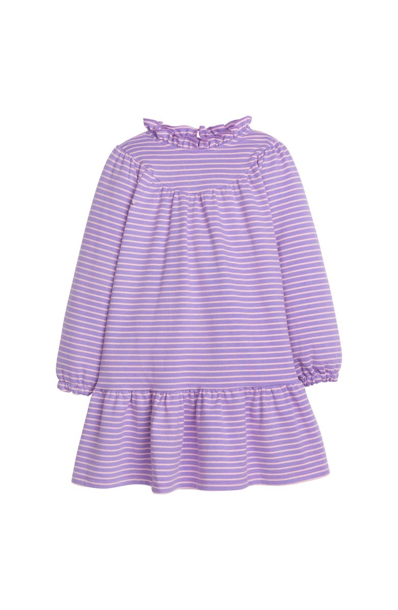 BISBY Kids' Knit Jody Dress, Main, color, Purple Stripe