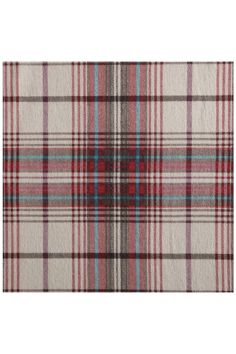 Montlake Plaid Cotton Flannel Sheet Set, Alternate, color, RED