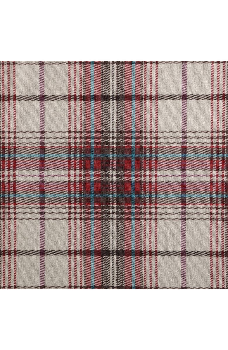 Eddie Bauer Montlake Plaid Cotton Flannel Sheet Set, Alternate, color, Red