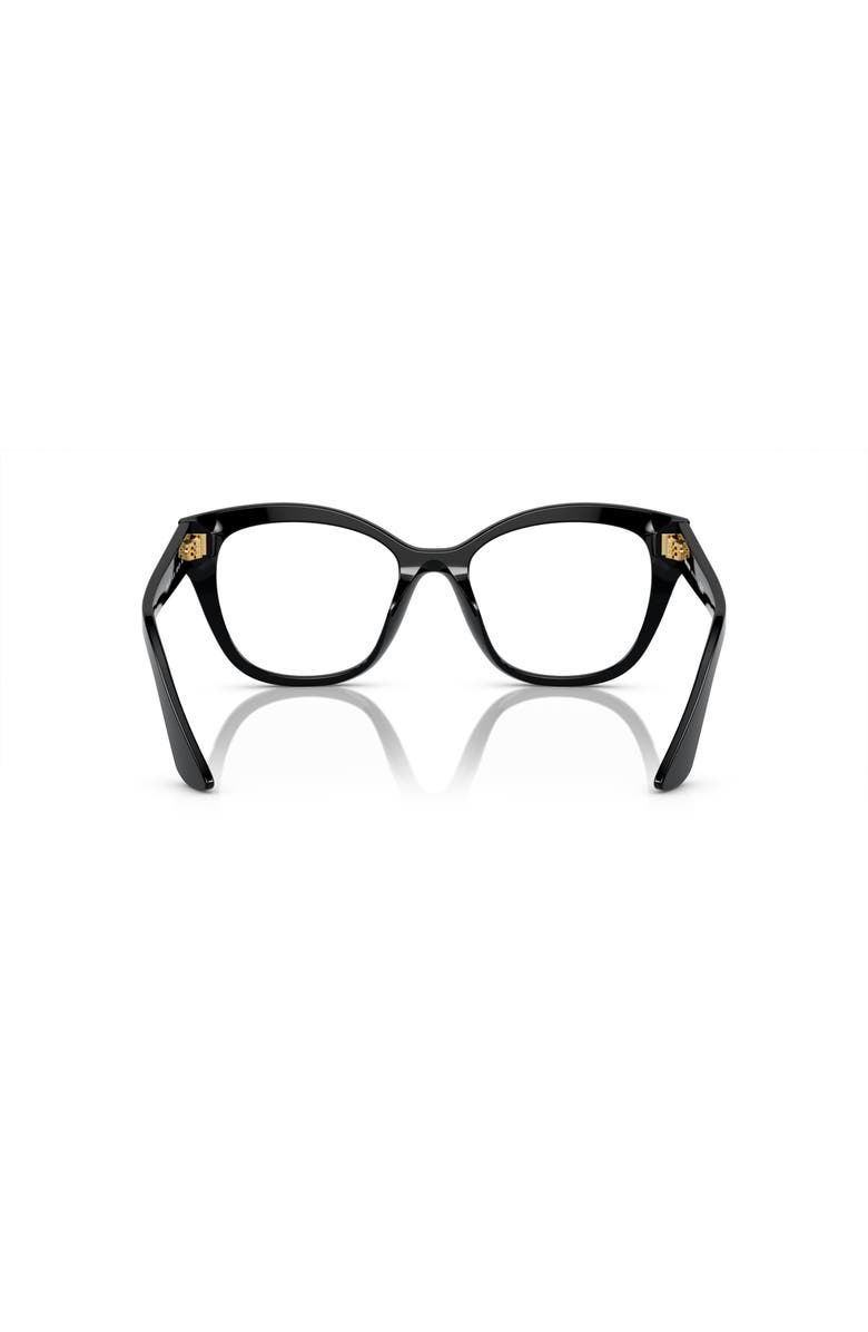 Miu Miu 52mm Square optical glasses, Alternate, color, Black