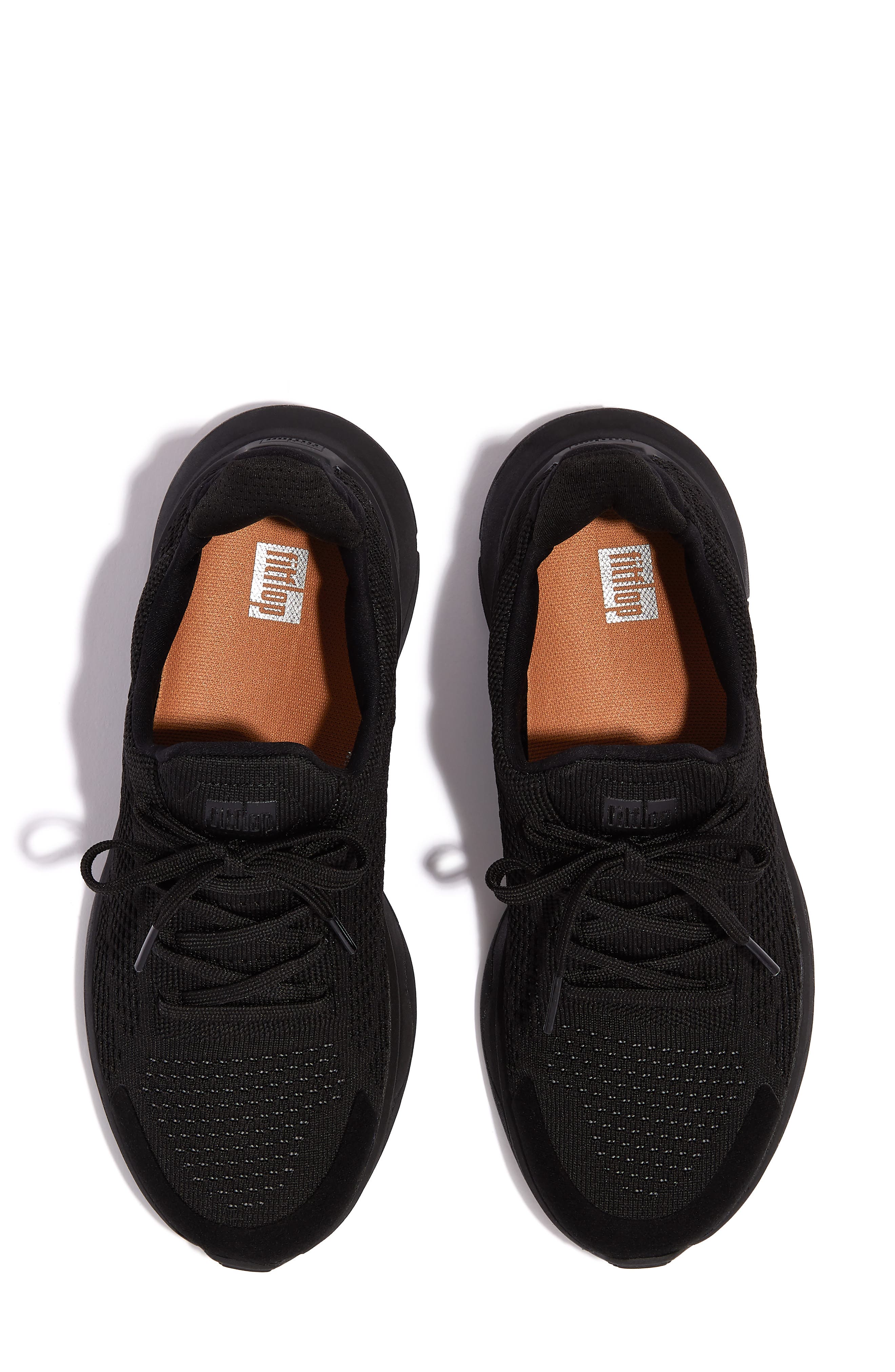 FitFlop Vitamin FFX Knit Sneaker, Alternate, color, All Black
