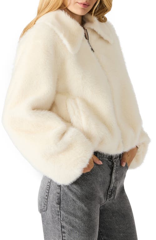 Steve Madden Evanie Faux Fur Coat In Multi