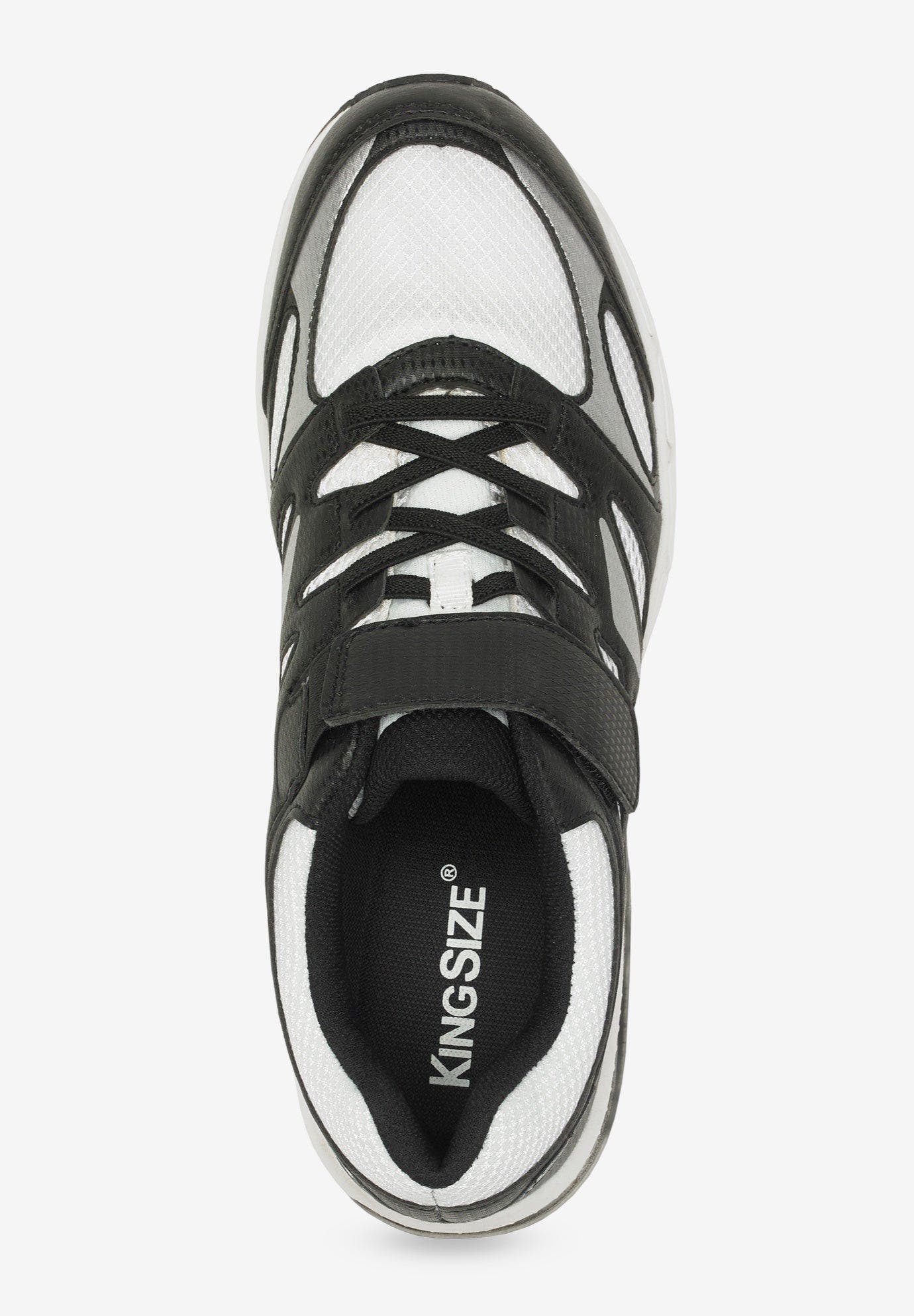 KingSize No-Tie Sneakers, Alternate, color, Jet Black Grey