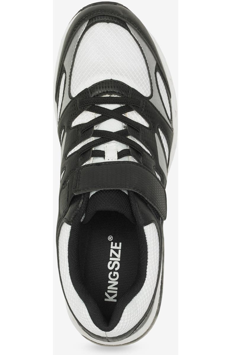 KingSize No-Tie Sneakers, Alternate, color, Jet Black Grey