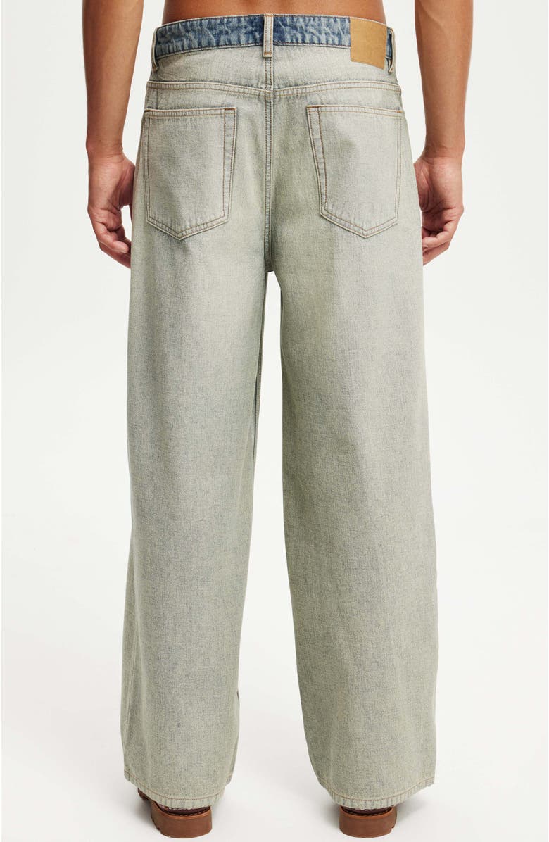 Cotton On Super Baggy Reverse Jean, Alternate, color, Backwards Blue