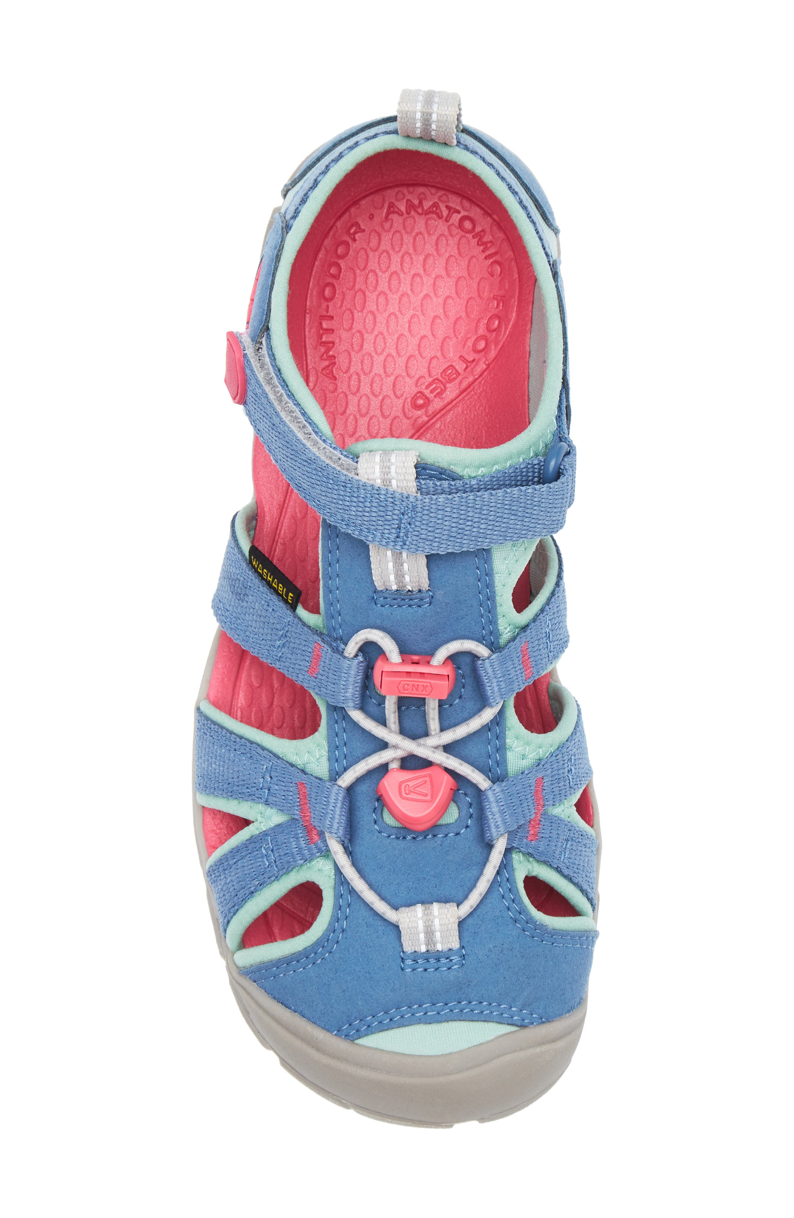 KEEN Seacamp II CNX Water Friendly Sandal, Alternate, color, Coronet Blue/ Hot Pink