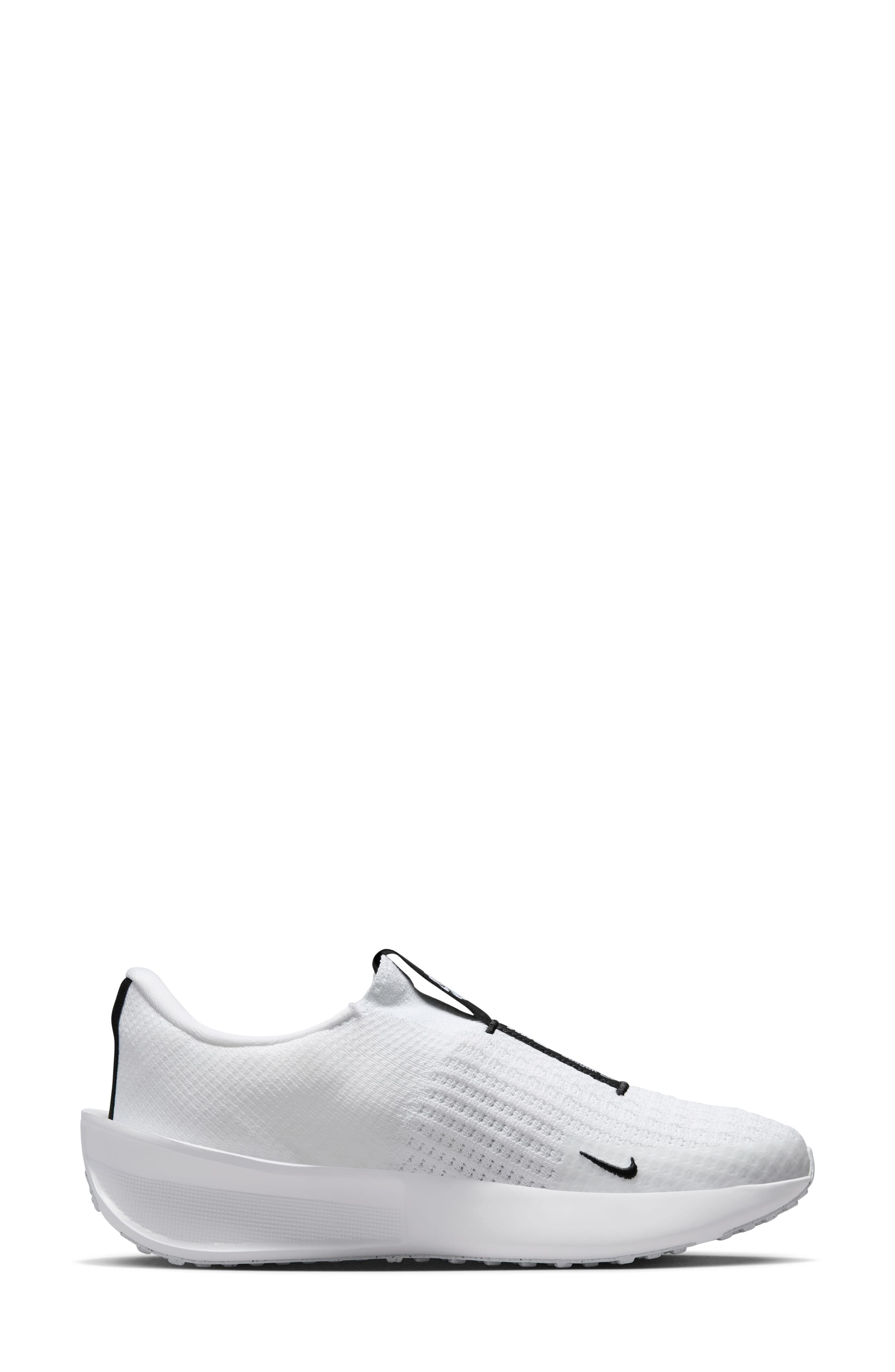 Nike Interact Run EasyOn Running Sneaker, Alternate, color, White/ Black/ White