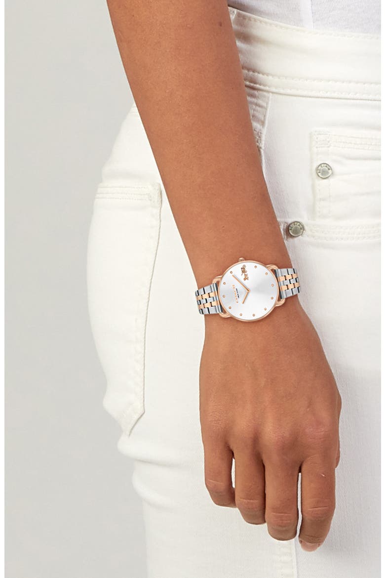 Elliot Bracelet Watch, Alternate, color, SILVER WHITE