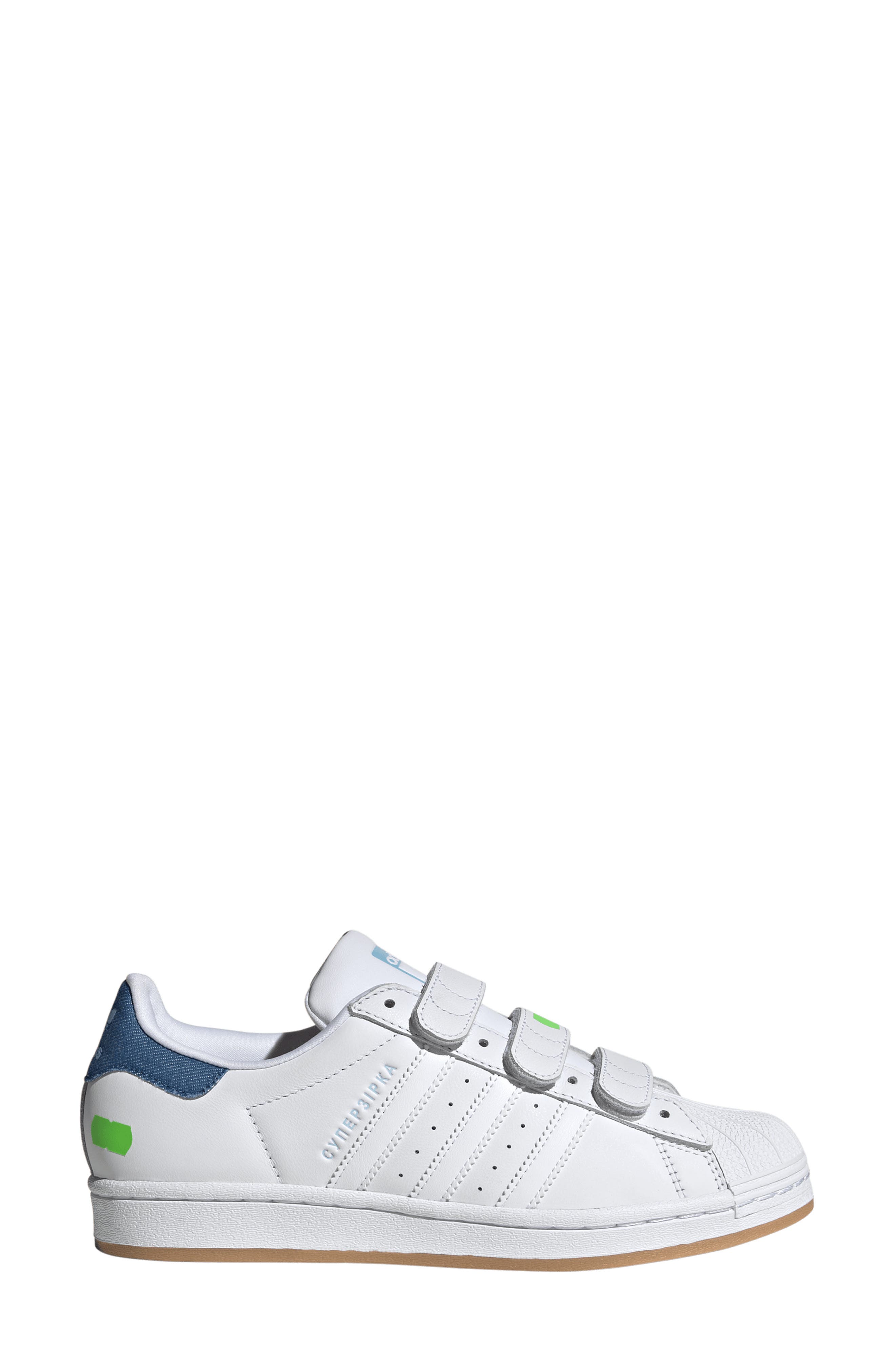 adidas x KSENIASCHNAIDER Superstar Sneaker, Main, color, Ftwr White