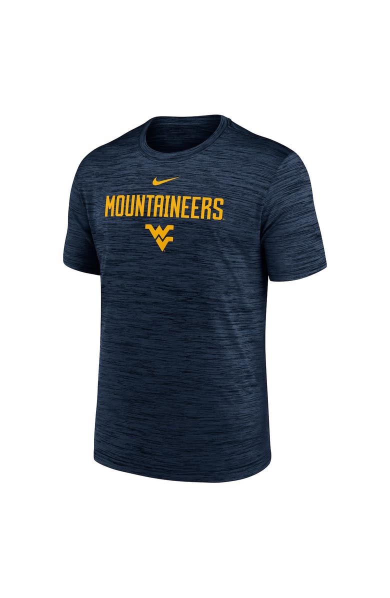 Nike Men's Nike Navy West Virginia Mountaineers 2025 Sideline Velocity Performance T-Shirt, Alternate, color, Navy