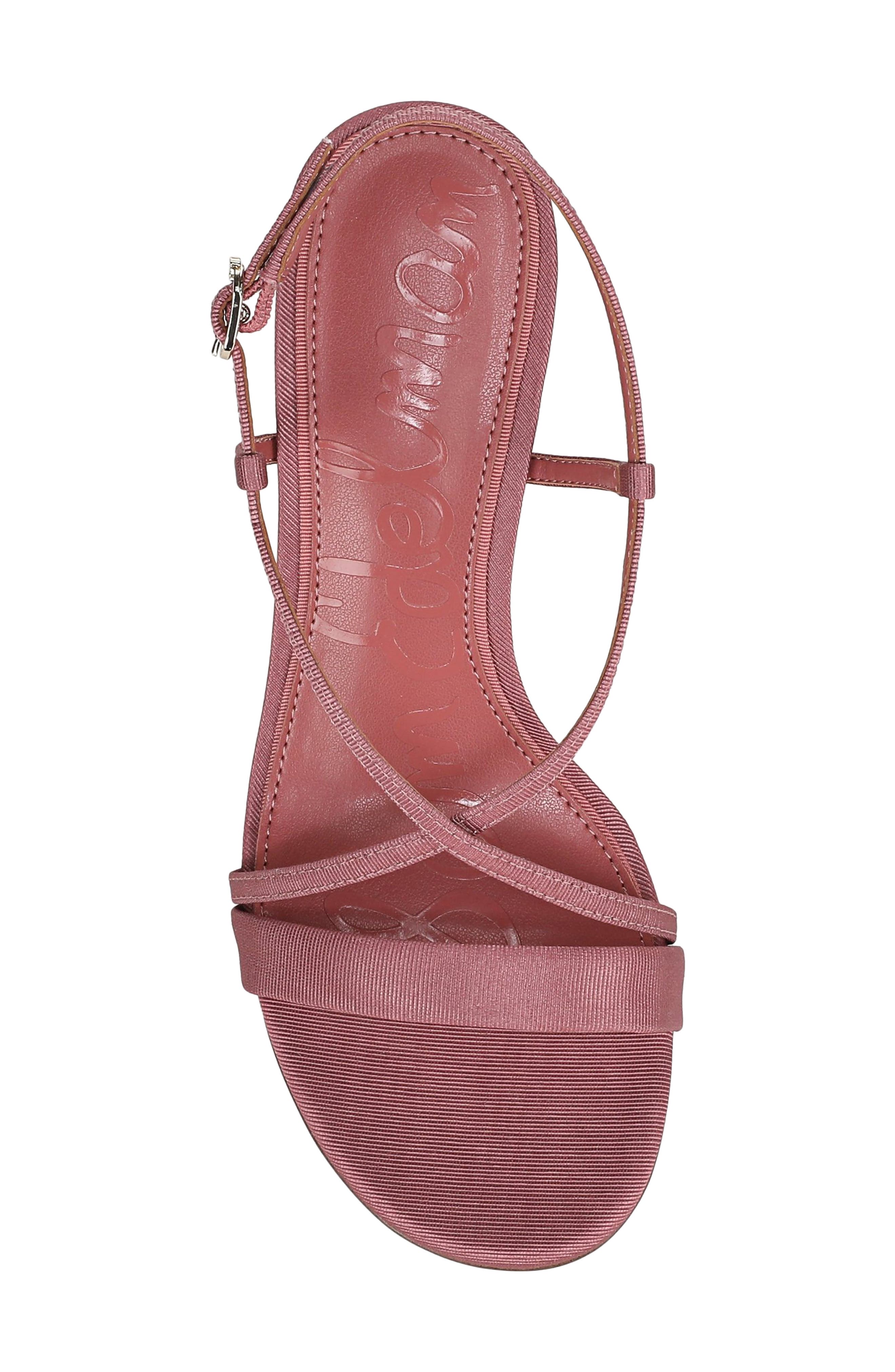 Ginny Strappy Sandal, Alternate, color, LUXE ROSE