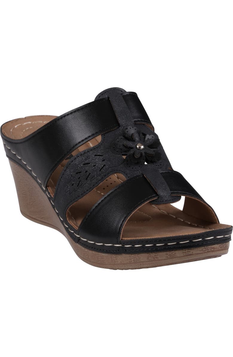 GC SHOES Spring Floral Wedge Sandal, Main, color,