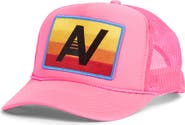 Aviator Nation Logo Rainbow Trucker Hat