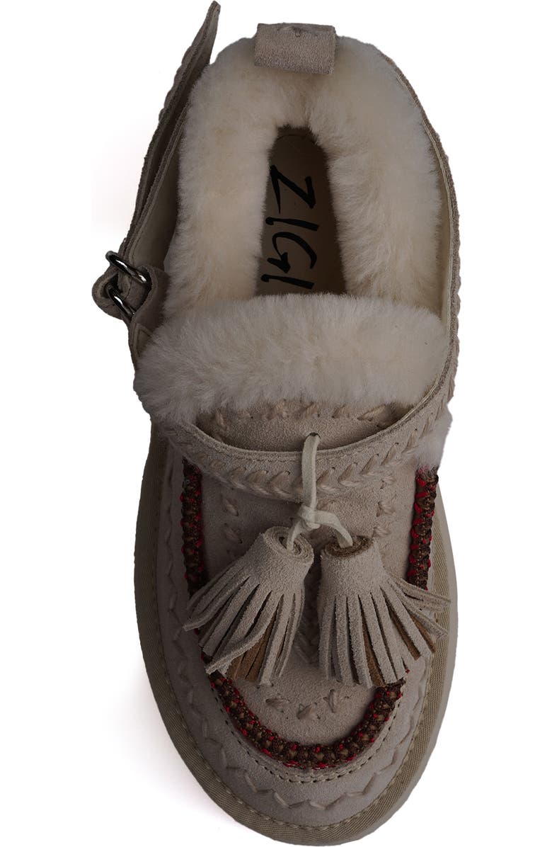ZIGI Mindey Faux Fur Tassel Bootie, Alternate, color,