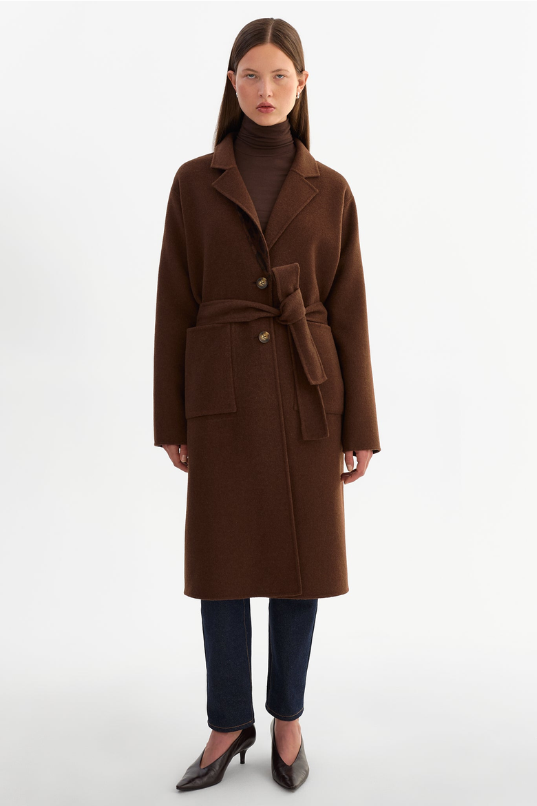 KATIE | Reversible Wool Coat, Alternate, color, Leopard