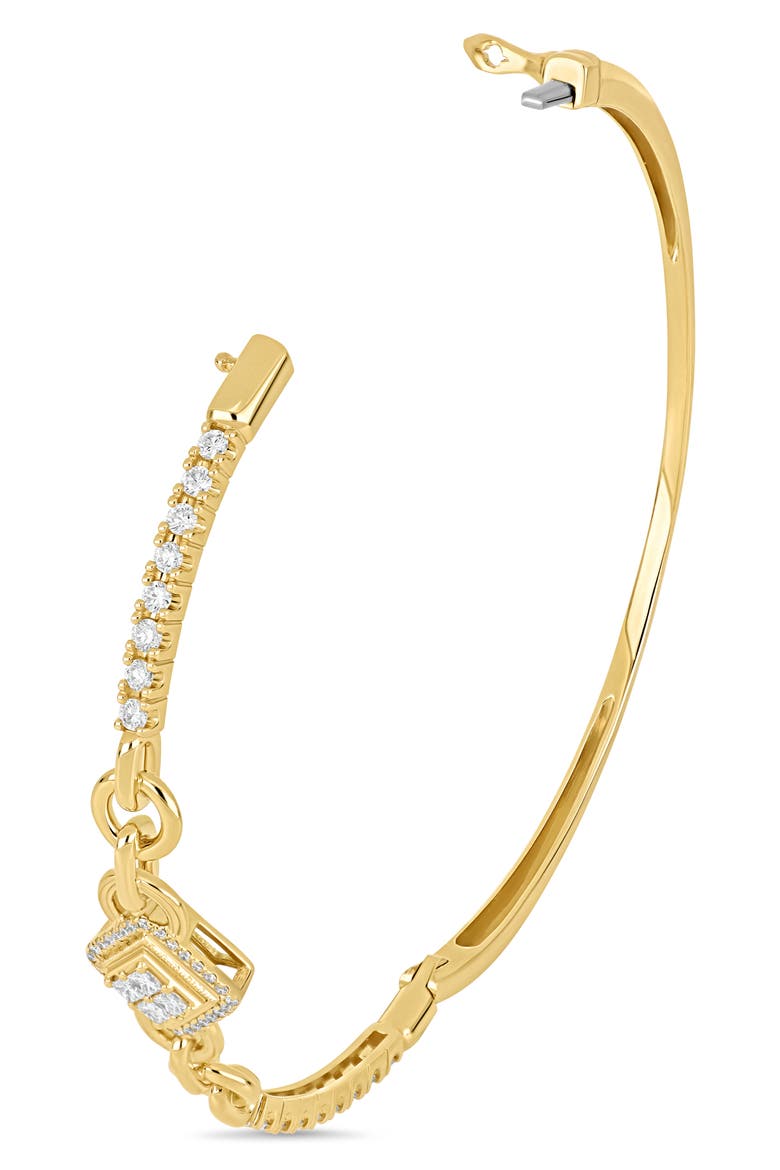 Cleo Diamond Bangle Bracelet, Alternate, color, 18K YELLOW GOLD