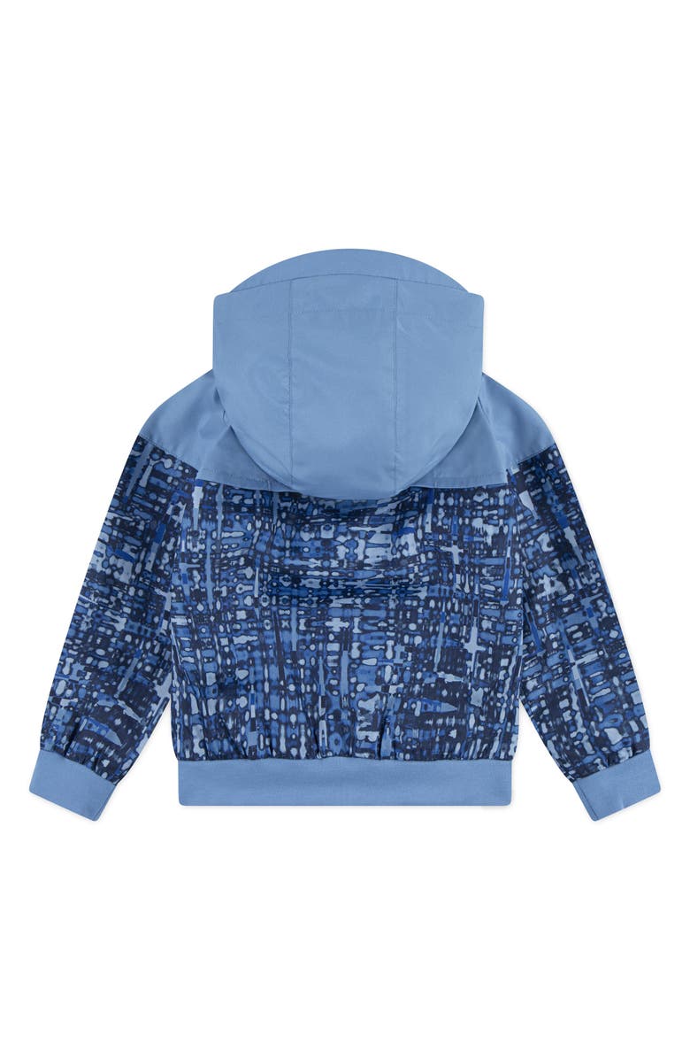 Nike Kids' Water Resistant Hooded Windrunner Jacket, Alternate, color, Blue Beyond
