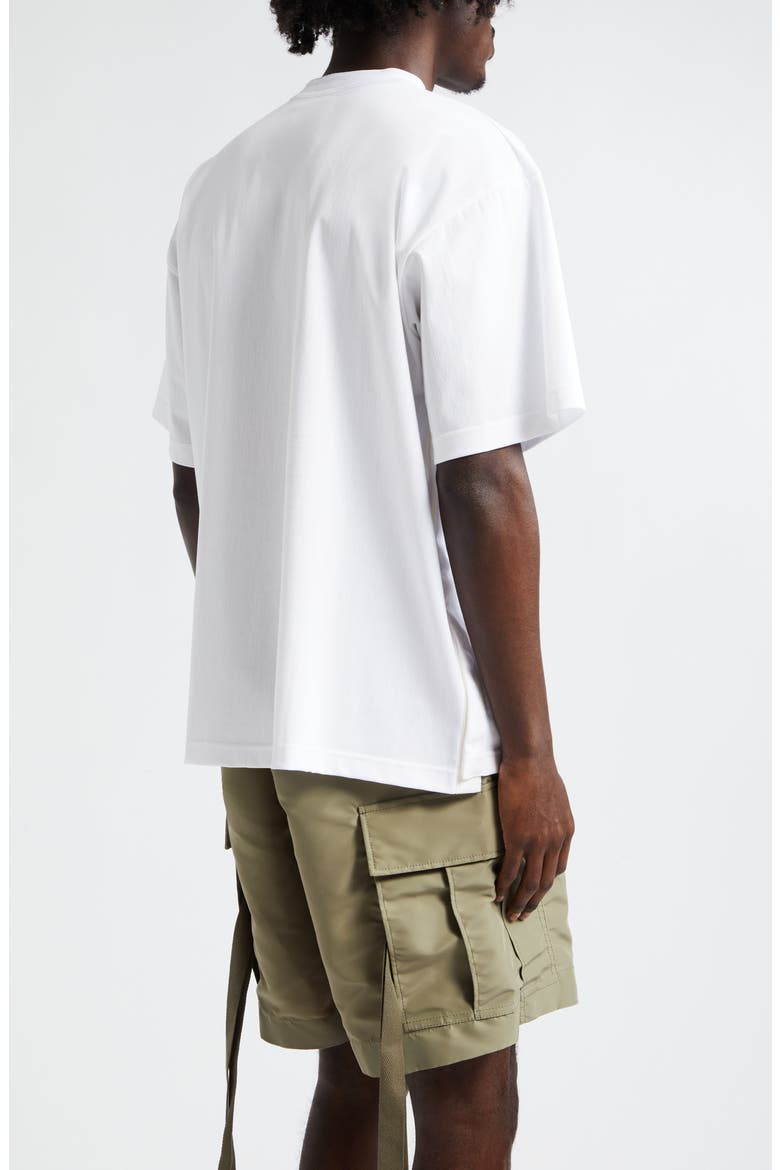 Embroidered Cotton Jersey T-Shirt, Alternate, color, WHITE