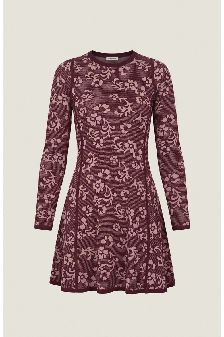 Daleney Jacquard Sweater Dress, Alternate, color, Cotto/Blush