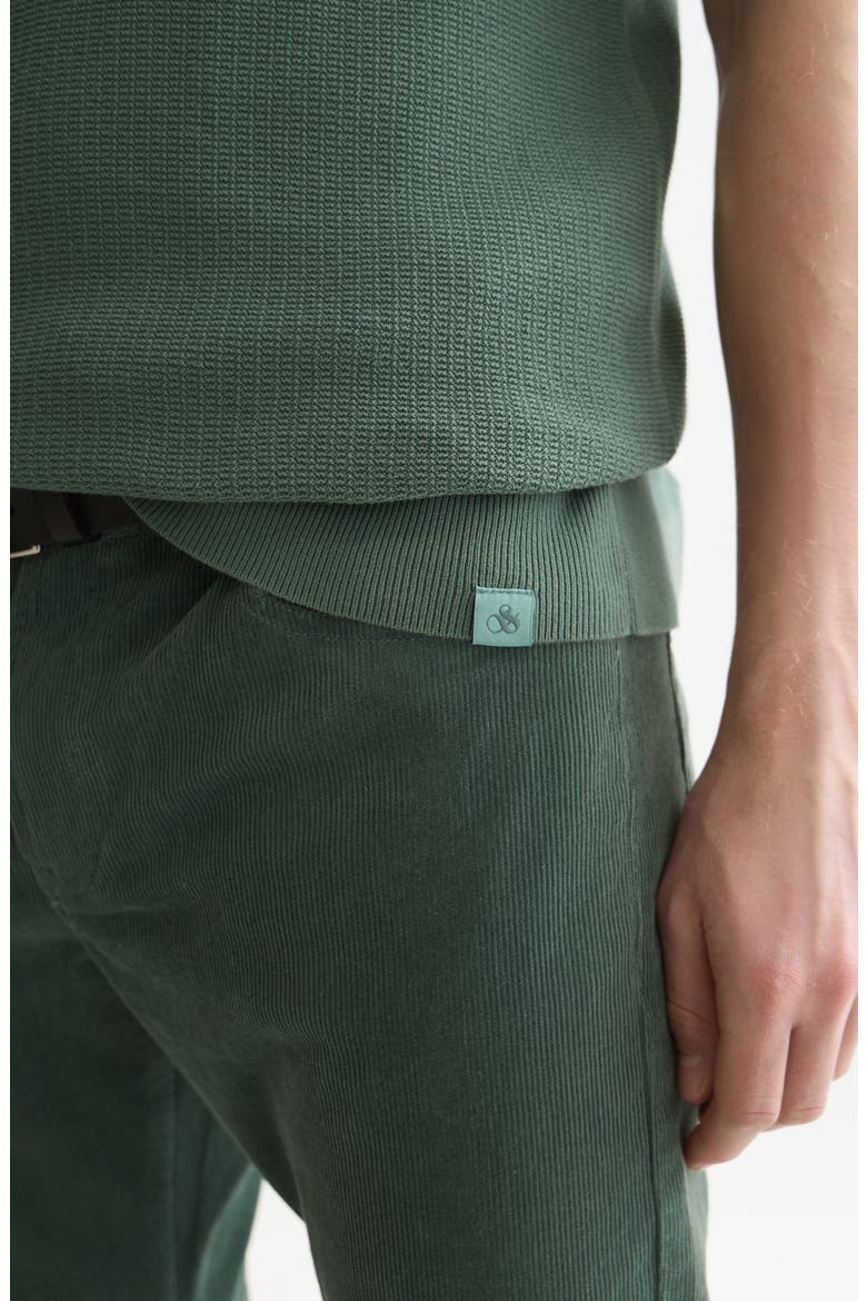 Regular Fit Structured Knit Cotton Polo, Alternate, color, DARK FOREST