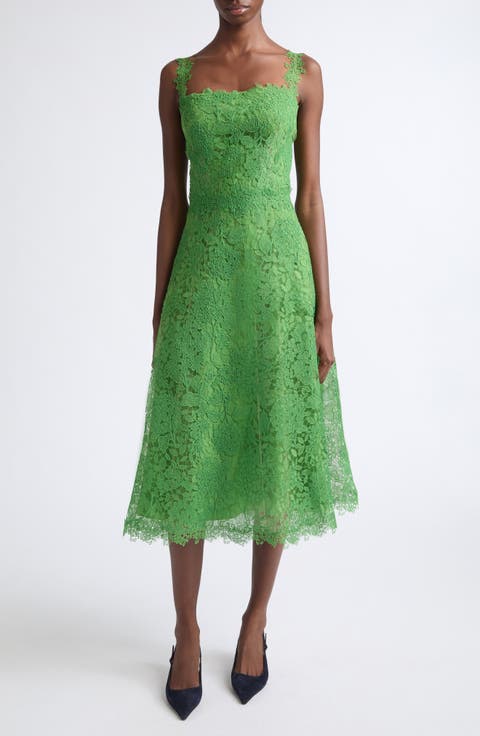 Hydrangea Lace Cocktail Dress