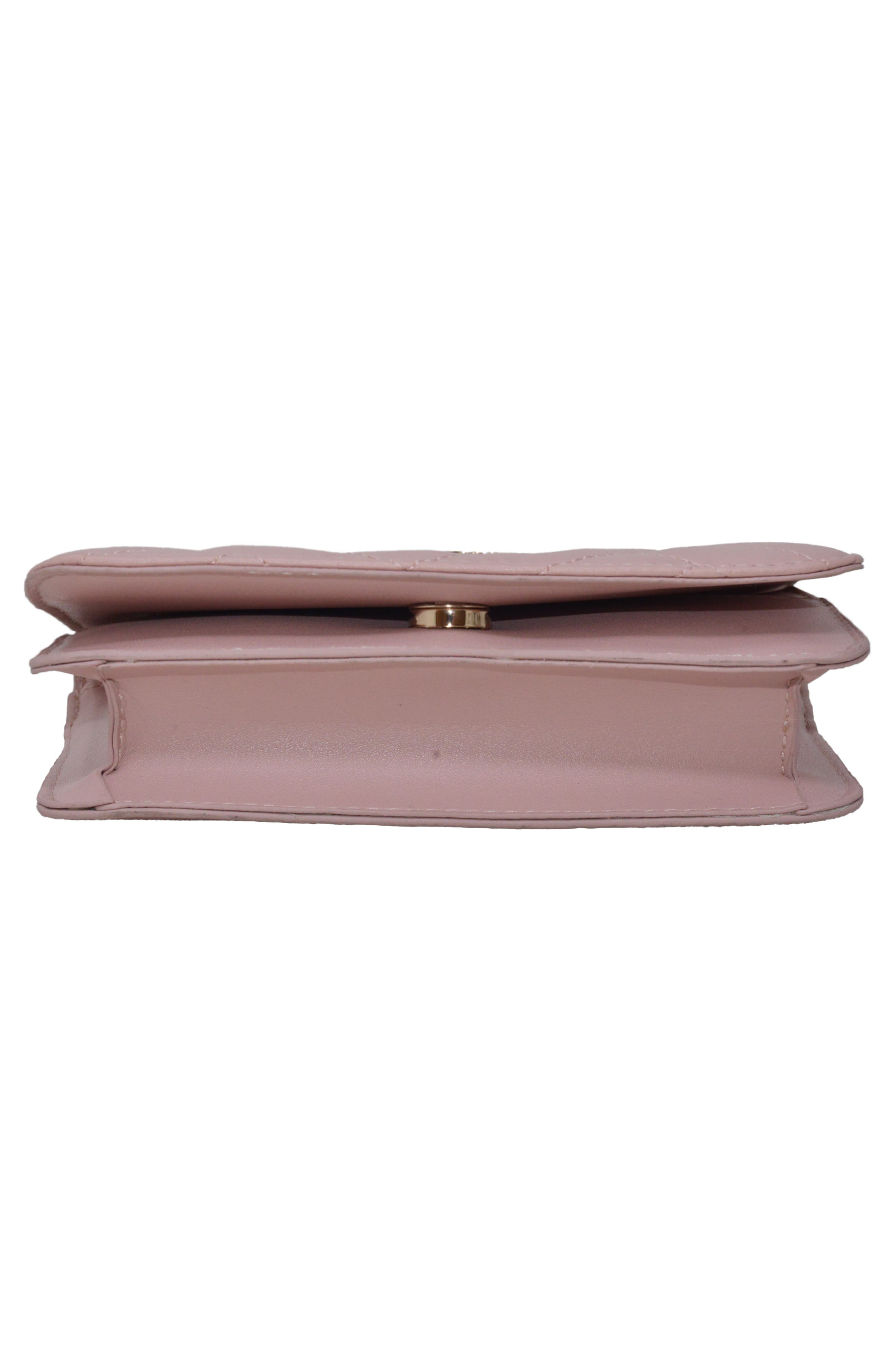 bebe Mini Sophia Crossbody Bag, Alternate, color, Dark Blush