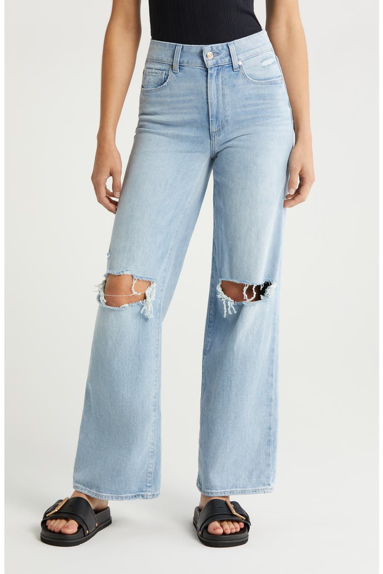 Sasha High Waist Wide Leg Jeans, Main, color, MAEVE DESTRUCTED