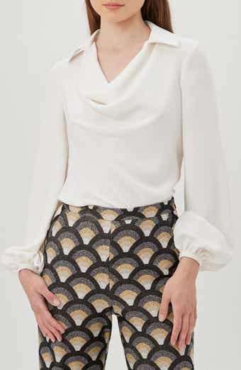 Trina Turk Tanoshi Cowl Neck Top