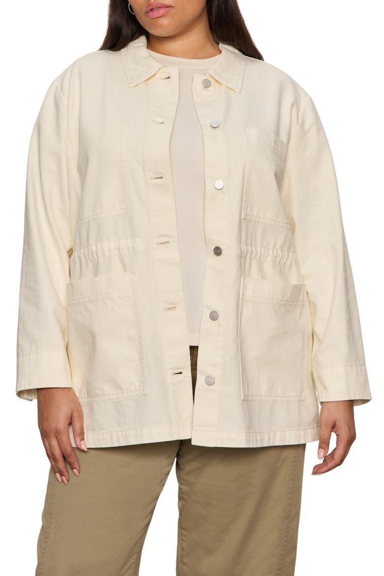 Greenhouse Cotton Jacket, Main, color, COLLAGEN WHITE