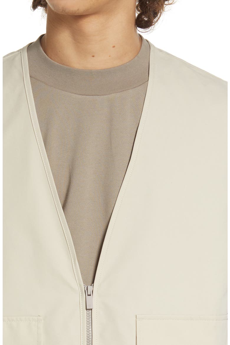 Cotton Blend Work Vest, Alternate, color, WHEAT